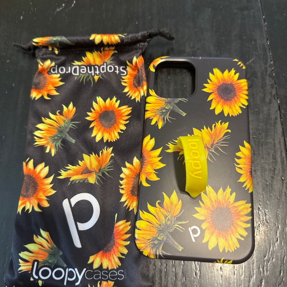 Loopy iPhone 12 Pro sunflower case